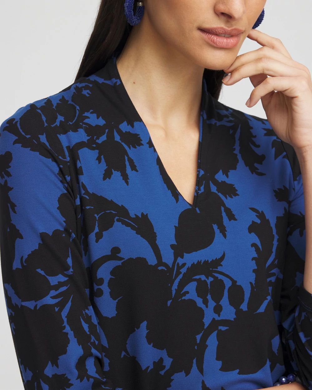Touch of Cool™ Paisley 3/4 Sleeve Tee