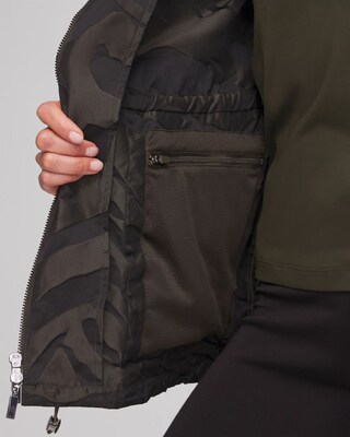 Zenergy® Embossed Zebra Anorak Jacket click to view larger image.