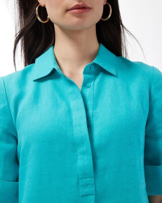 Linen Popover Dress