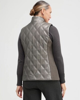 Faux Leather Vest