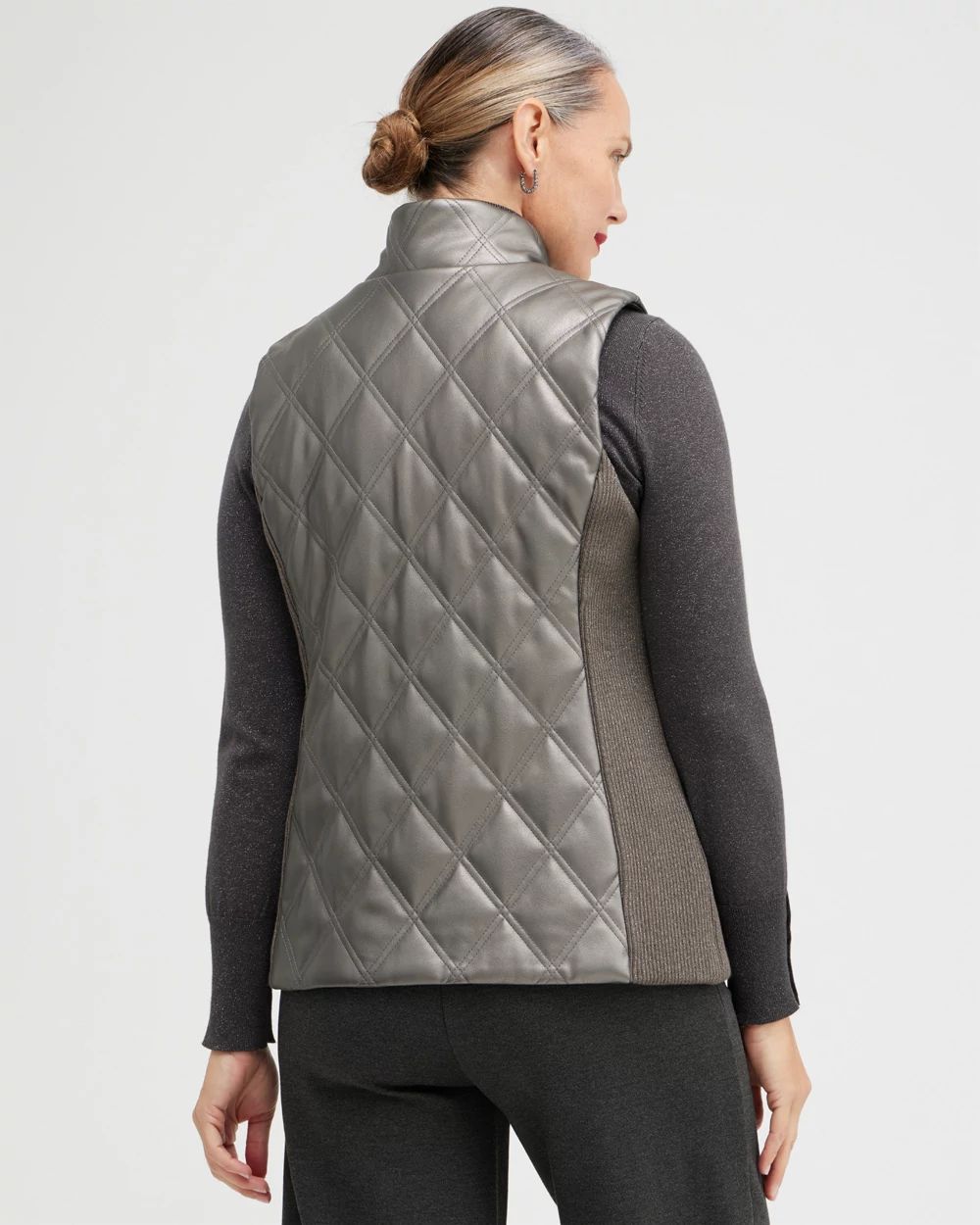 Faux Leather Vest