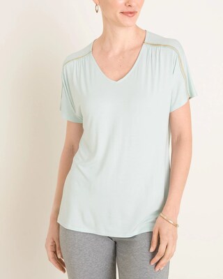 Zenergy Lurex Embellished Tee