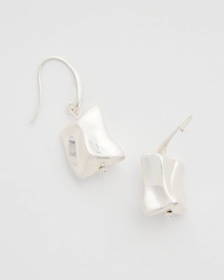 Mixed Metal Drop Earrings click to view larger image.