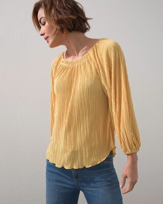 Shimmery Crinkle Tee