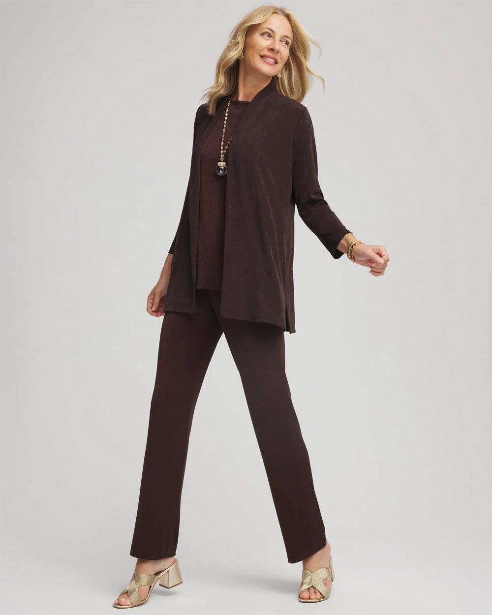Travelers Classic Long Knit Jacket