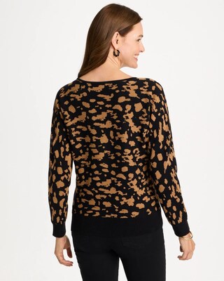 Abstract Bateau Dolman Sweater click to view larger image.