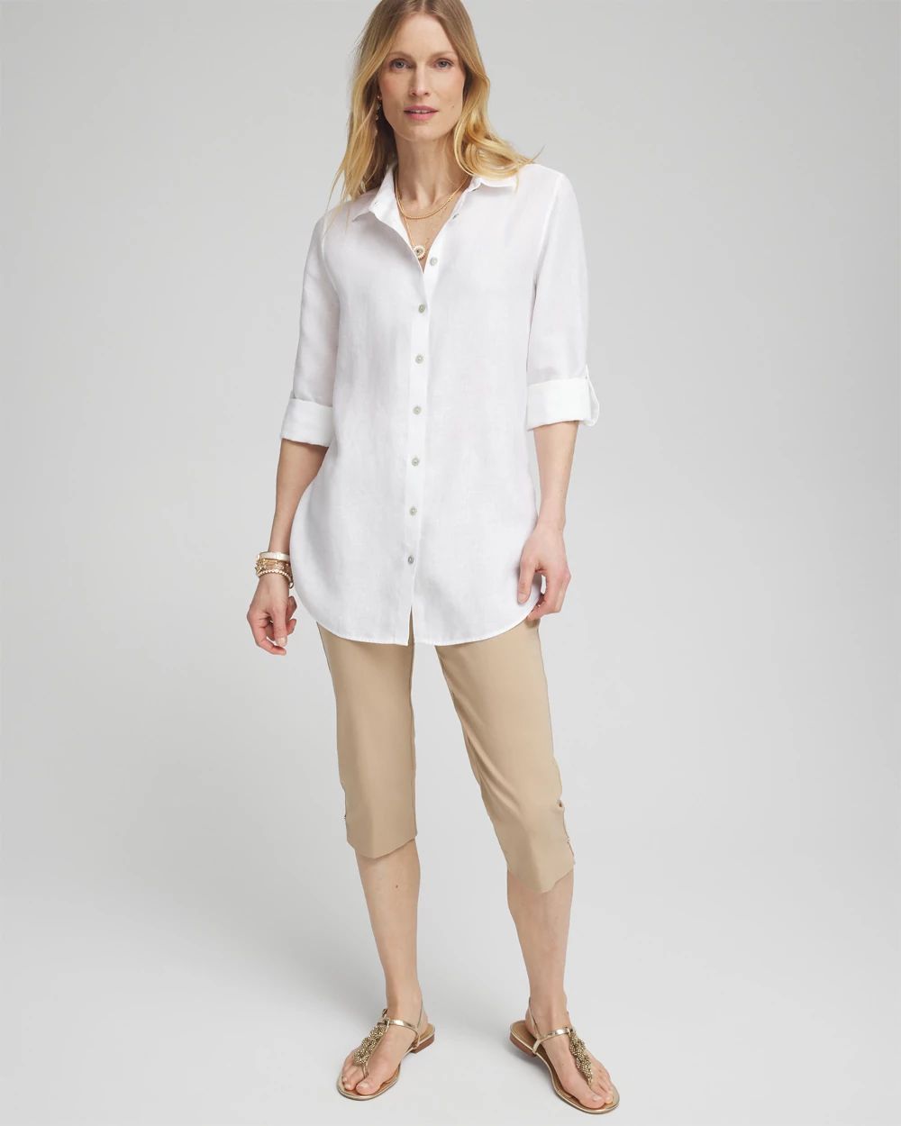 Petite Brigitte Rivet Capris
