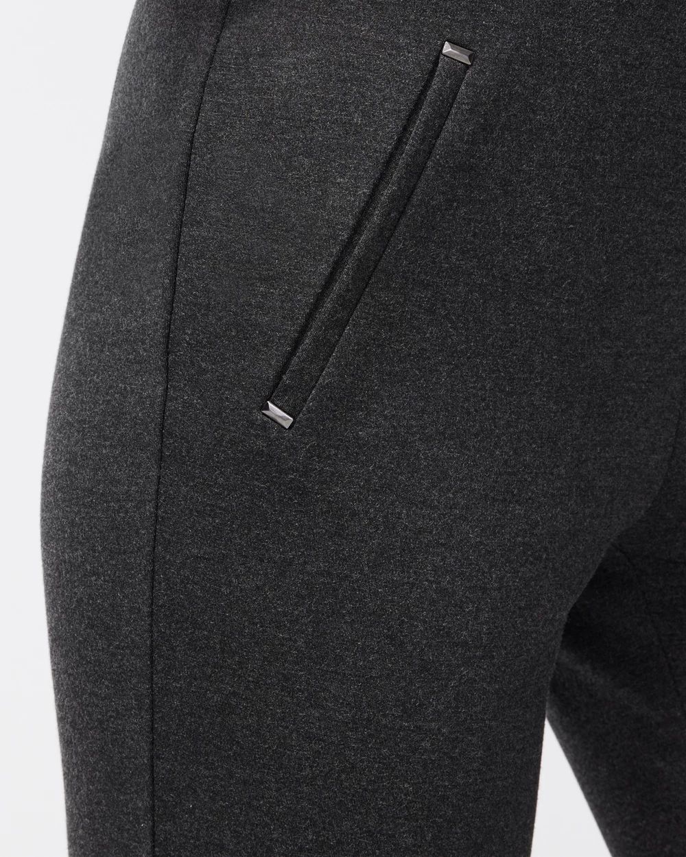 Petite Juliet Ponte Trim Detail Pants