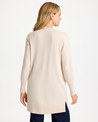 Ella Metallic Pocketed Cardigan click to view larger image.