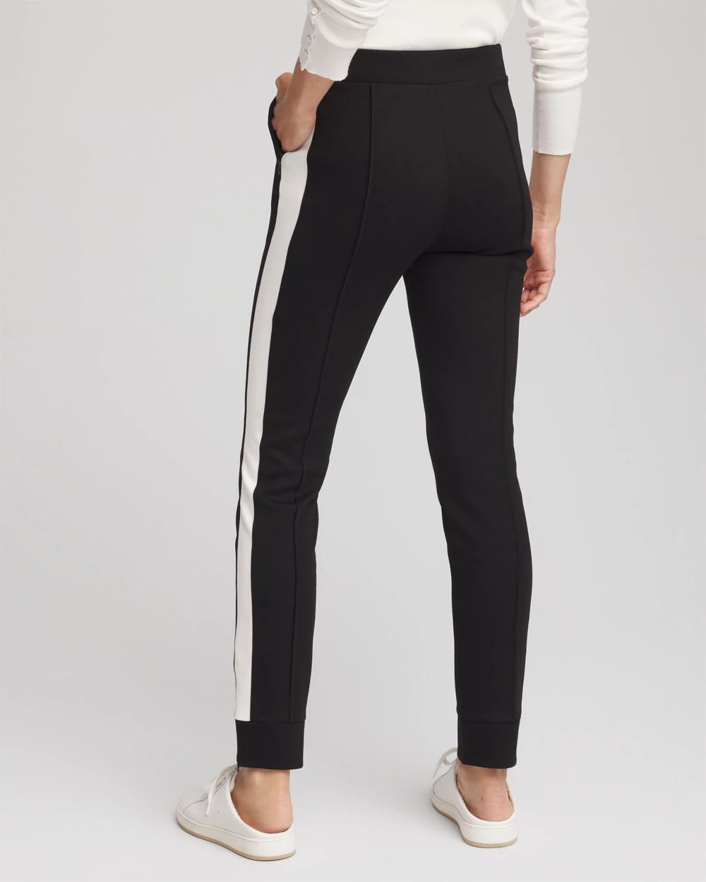 Zenergy Scuba Contrast Ankle Pants