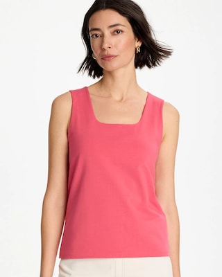 Contour Cotton™ Square Neck Tank