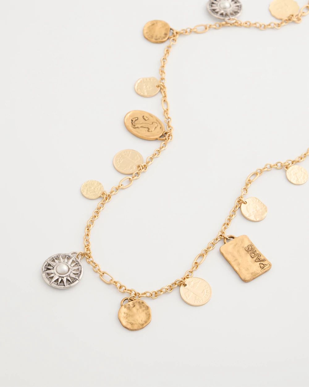 Travel The World Charm Necklace click to view larger image.