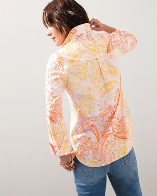 No Iron Coastal Paisley Shirt