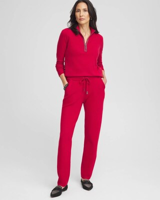 Zenergy® Luxe Half Zip Pullover Top