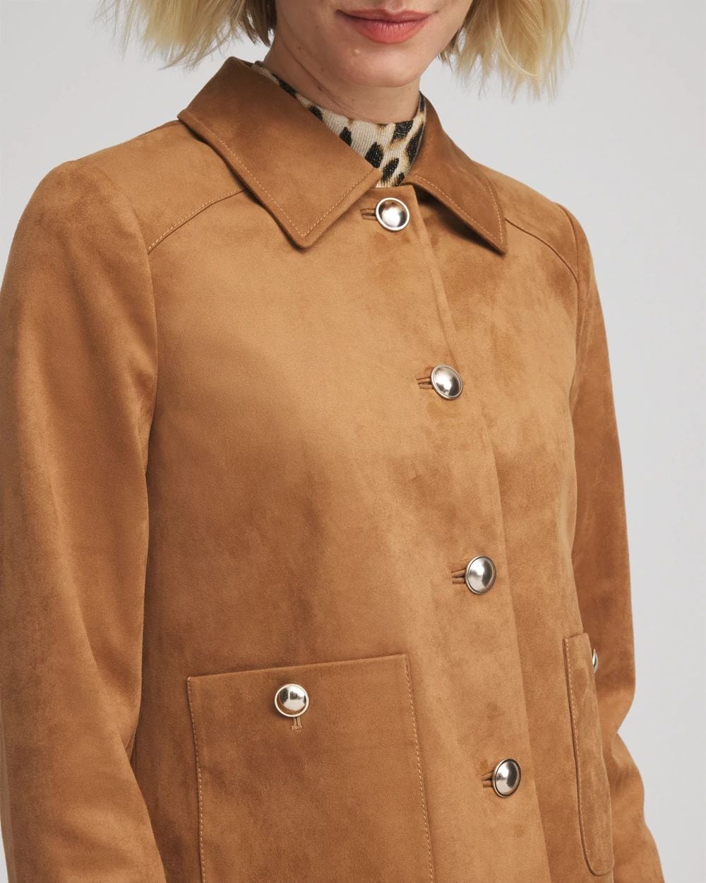 Suede Cropped Jacket