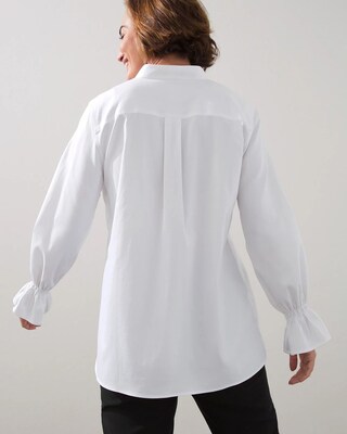 No-Iron Stretch Pullover Top