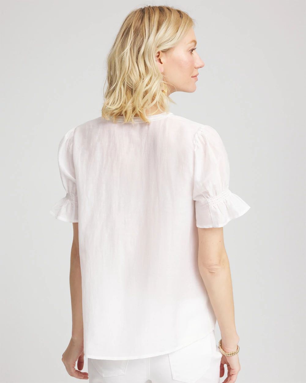 Pleated Cotton-Silk Shirt