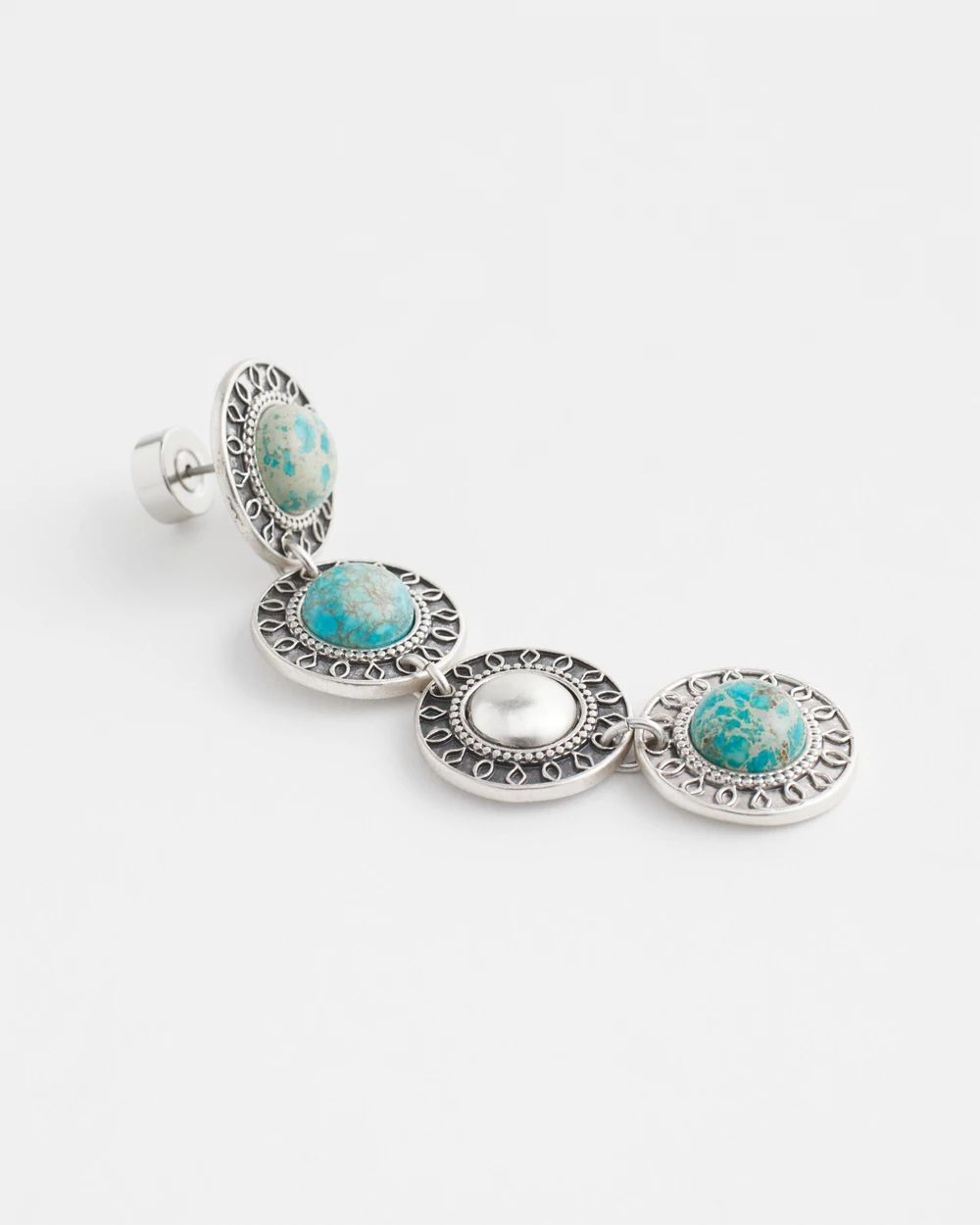 No Droop® Jasper Stone Drop Earrings