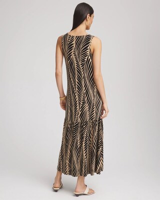 Travelers™ Palm-Frond-Motif Dress click to view larger image.