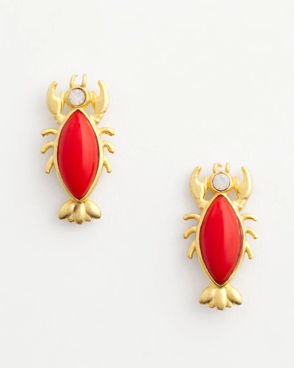 No Droop® Agate Stone Lobster Stud Earrings