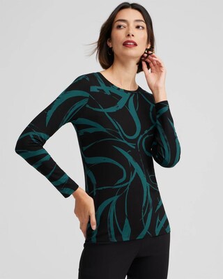 Touch of Cool Abstract Layering Tee