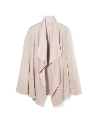 Travelers Collection Faux-Suede Jacket