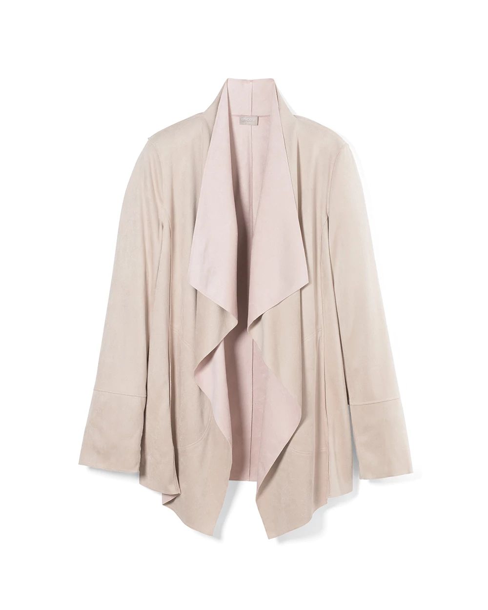Travelers Collection Faux-Suede Jacket