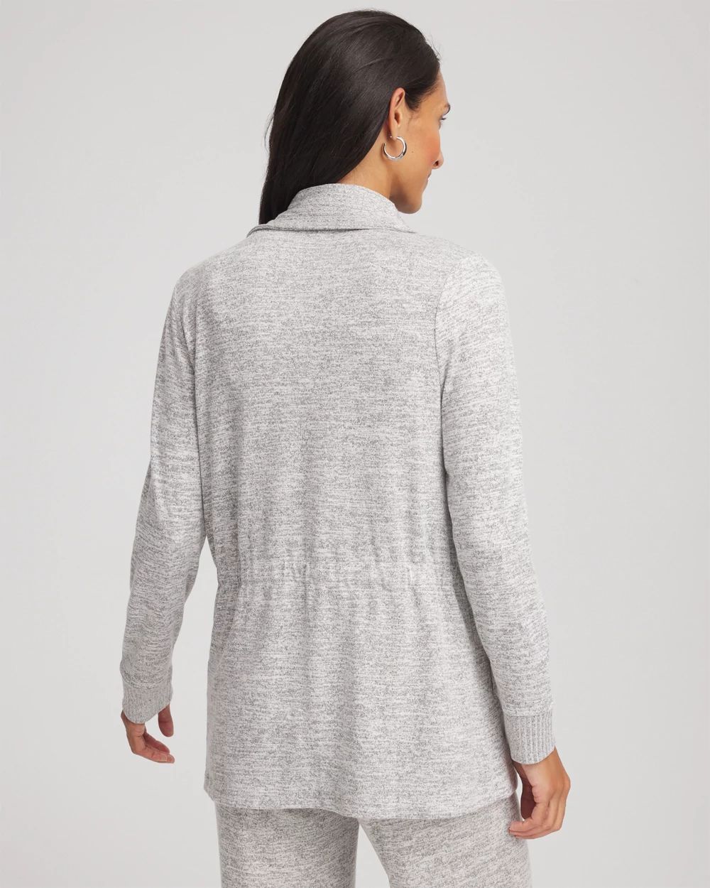 Zenergy® Rib-Trim Long Cardigan