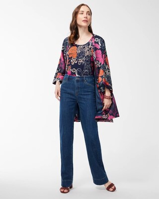 Touch of Cool Floral Polished Tank click to view larger image.