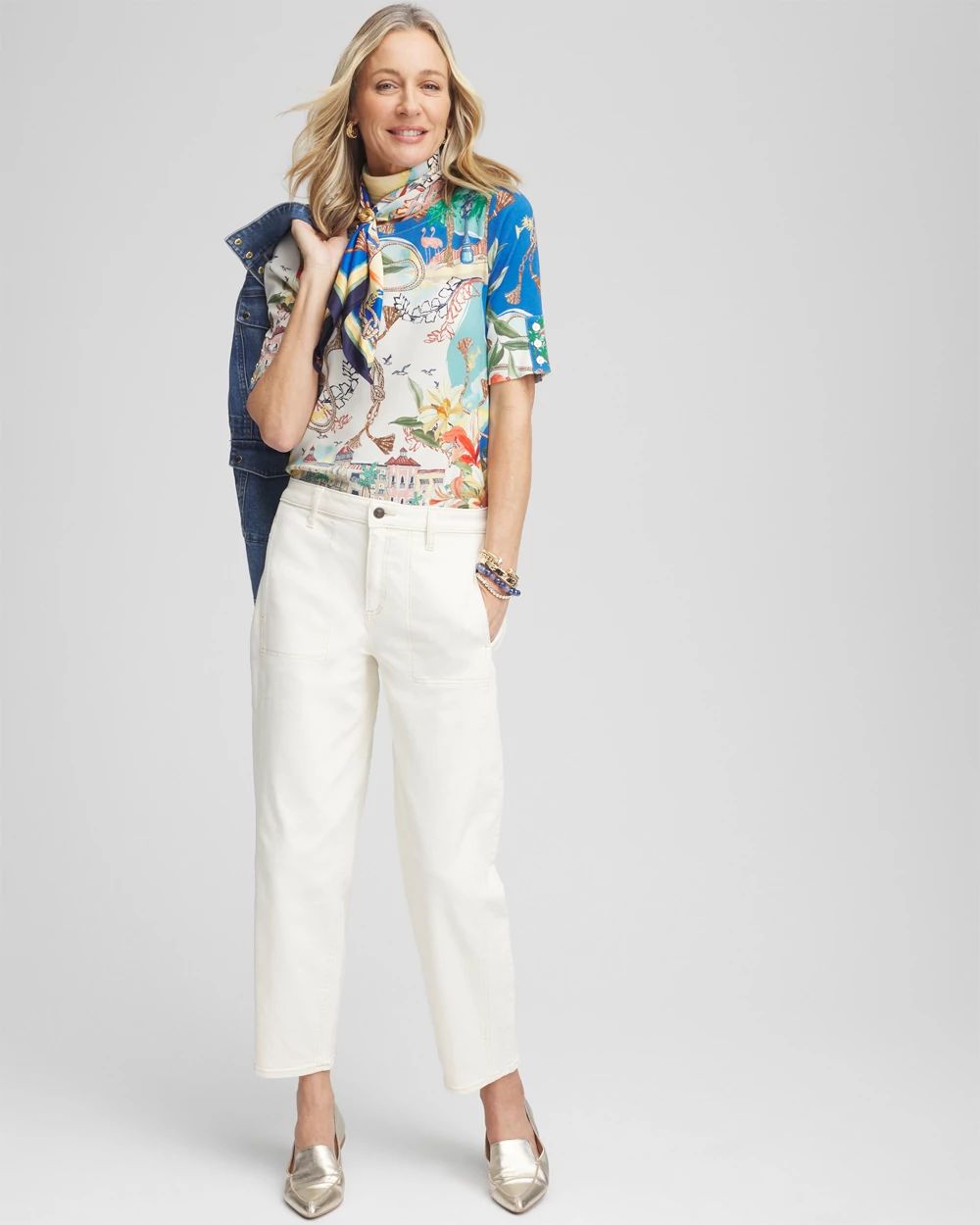 Utility Tapered Jeans