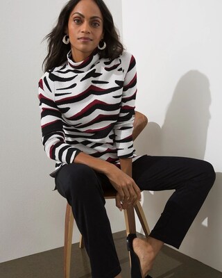 Travelers Animal Print Sweater