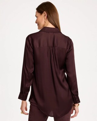 Satin Prestige Splitneck Tunic click to view larger image.