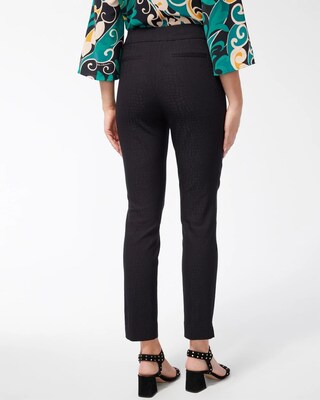 Brigitte Reptile Jacquard Ankle Pants