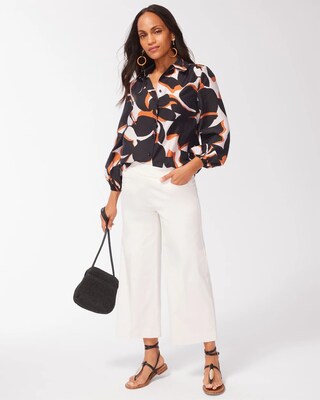 Satin Long Sleeve Tunic