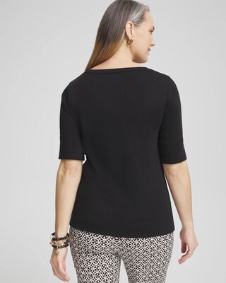 Jewel Neck Tee