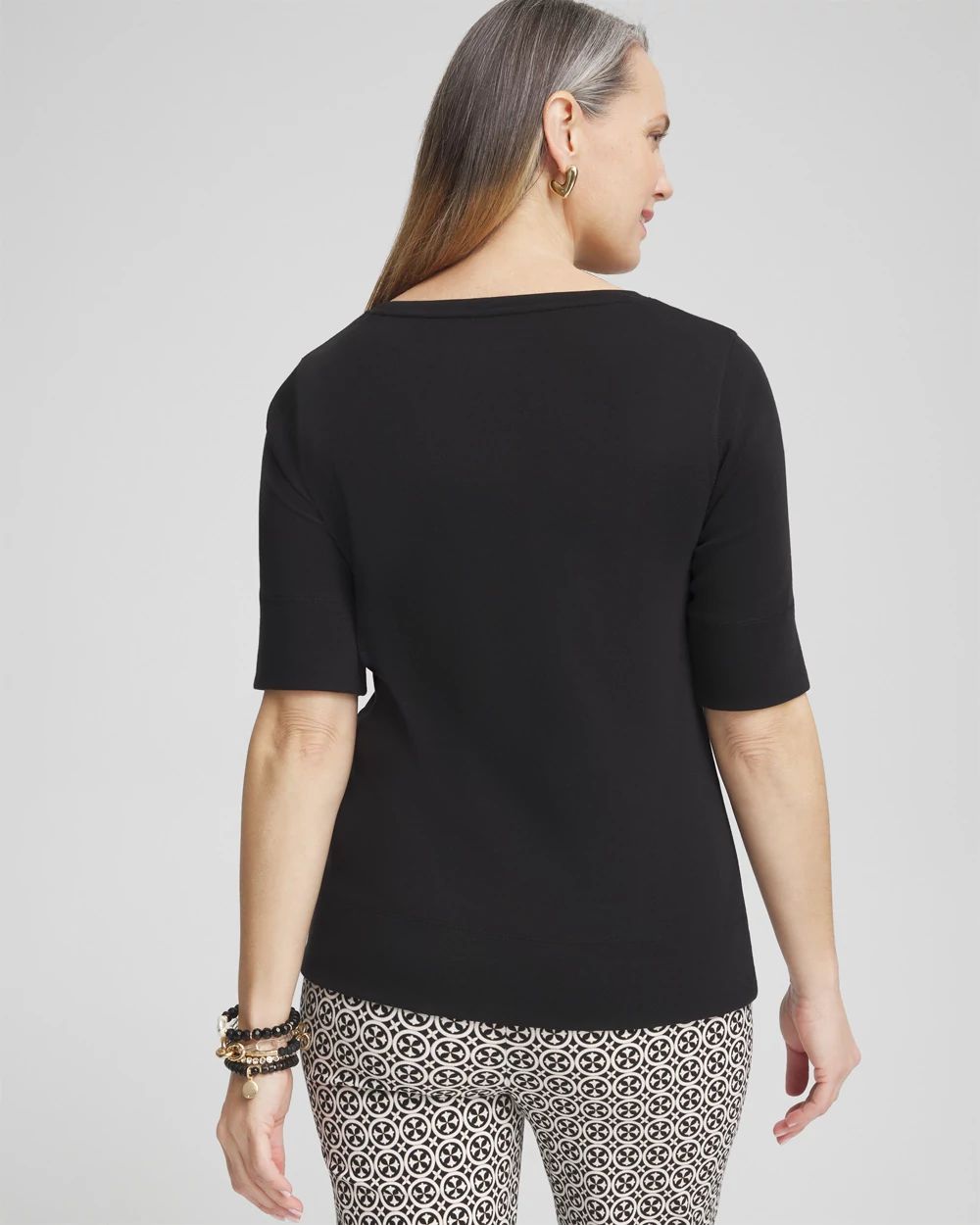 Jewel Neck Tee