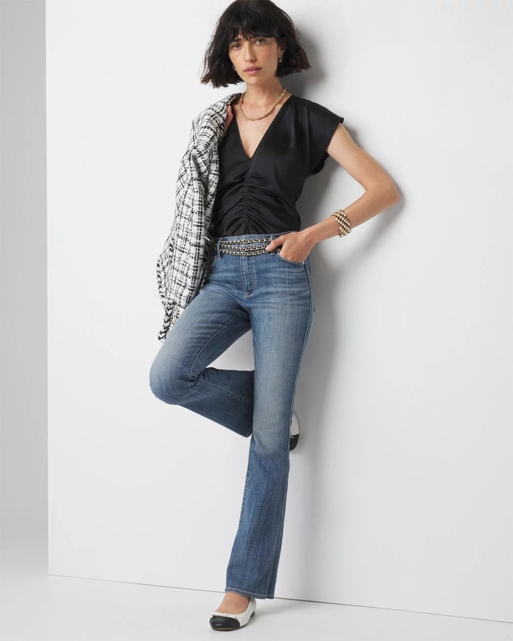 Travelers™ Knit Wide-Leg Pants click to view larger image.