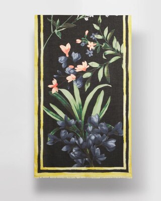 Floral Oblong Scarf