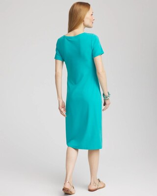 Twist Tie-Front Dress click to view larger image.