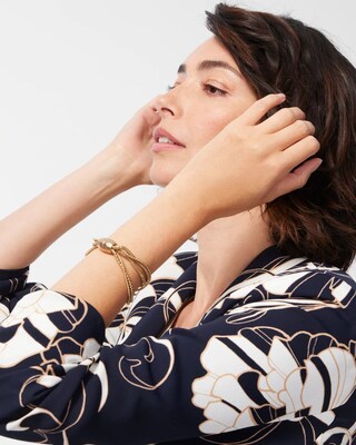Gold Tone Magnetic Bracelet