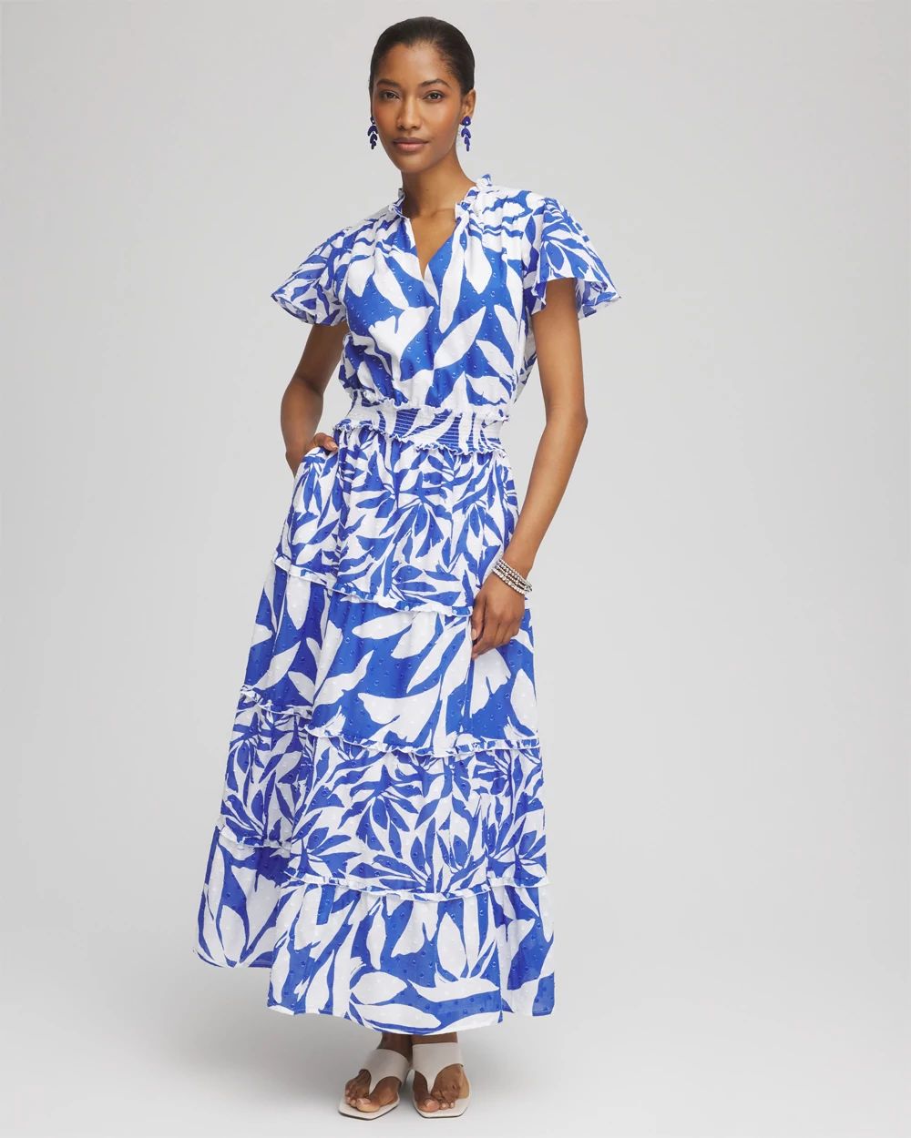 Flutter Sleeved Maxi Dress