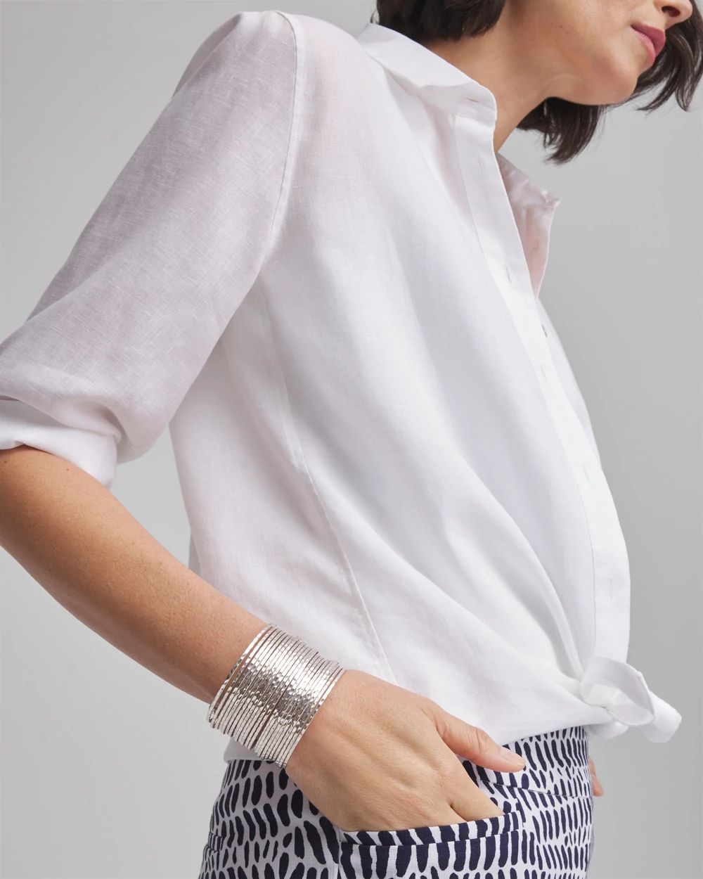 Silvertone Bracelet Stack Cuff