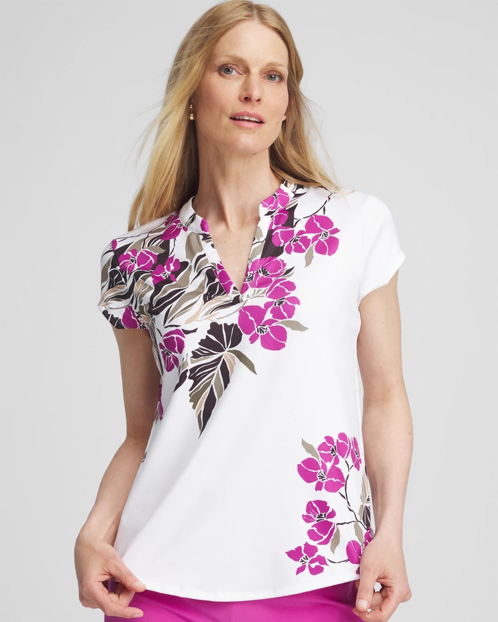 Zenergy® Placed Floral Top