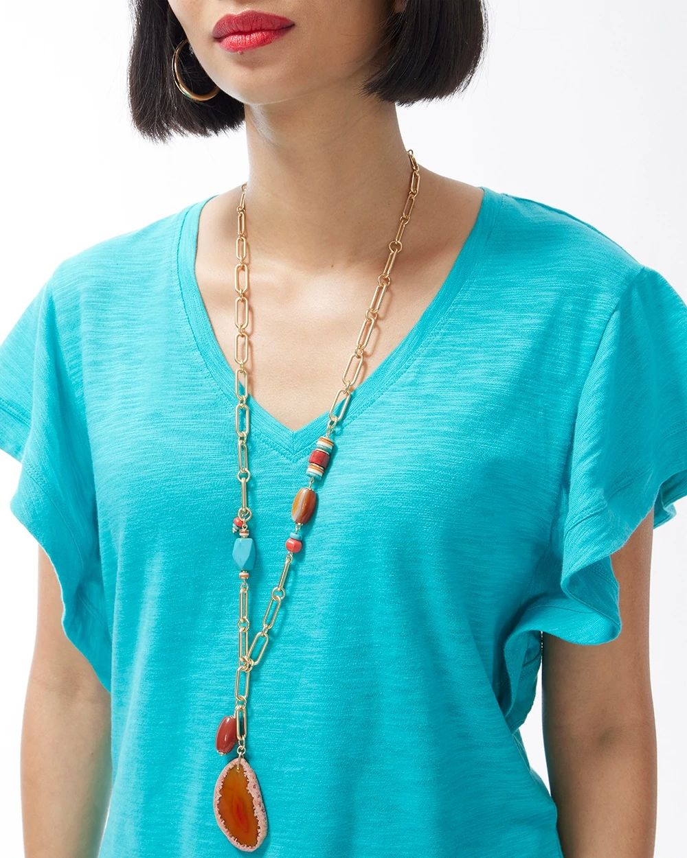 Long Pendant Necklace