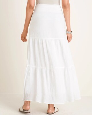 Tiered Gauze Maxi Skirt