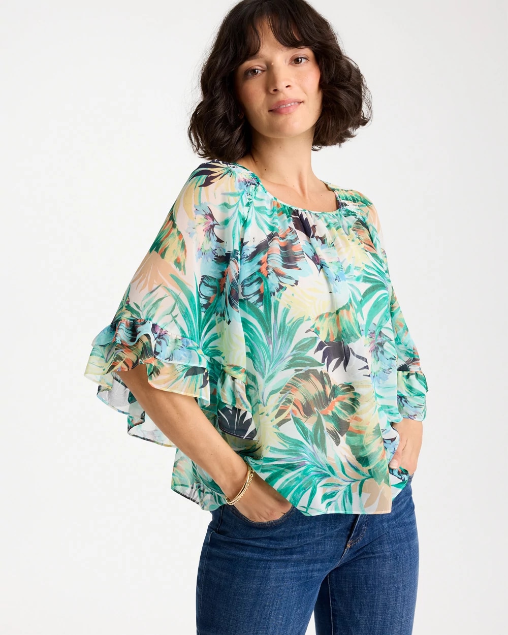 Lido Love Georgette Swing Blouse, photo 1 of 5