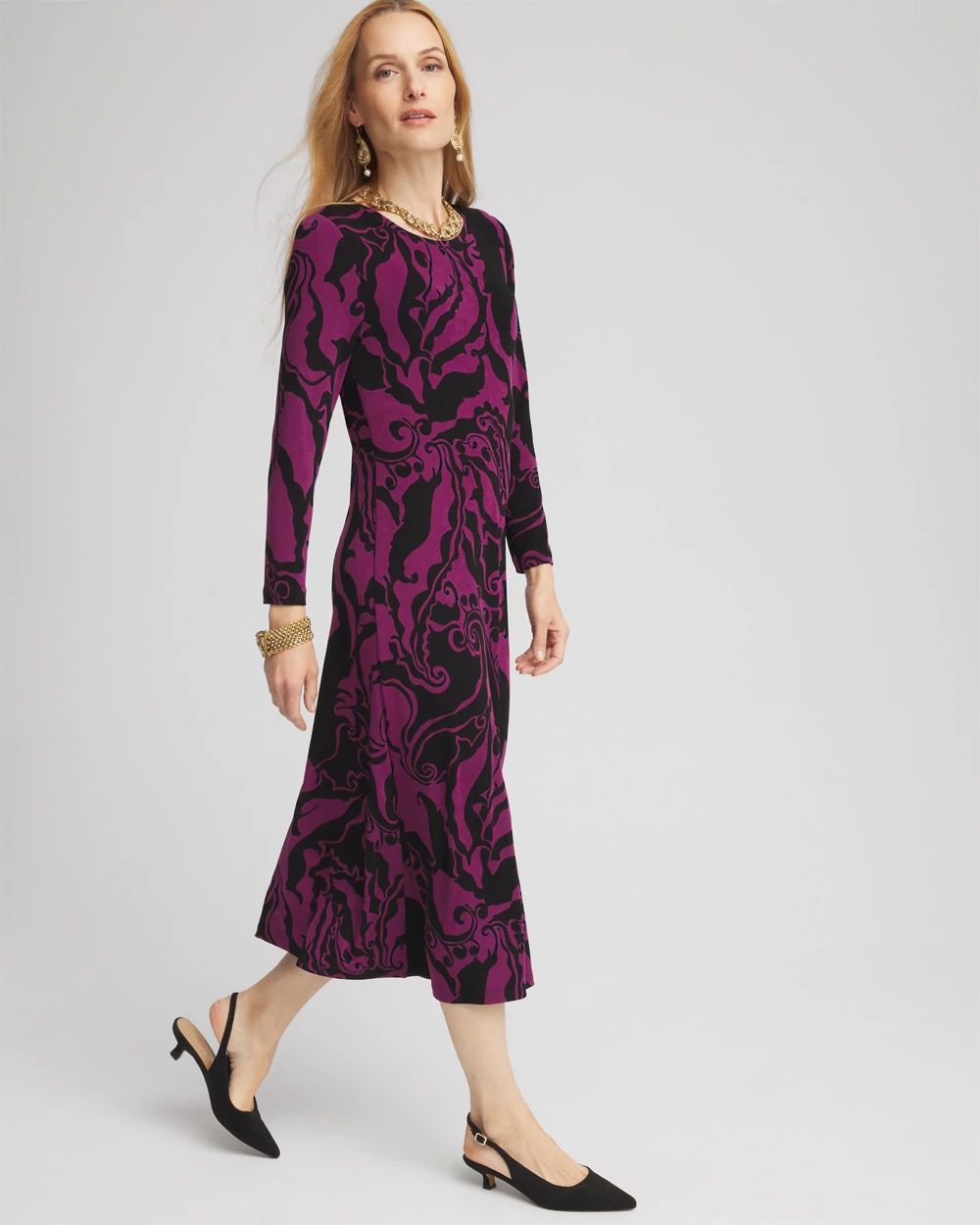 Travelers™ Paisley Midi Dress