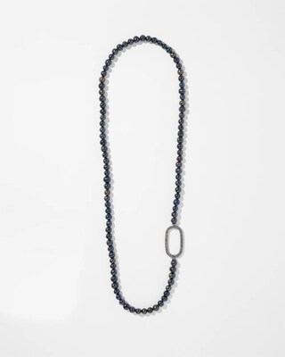 Fresh Water Pearl Pavé Infinite Necklace