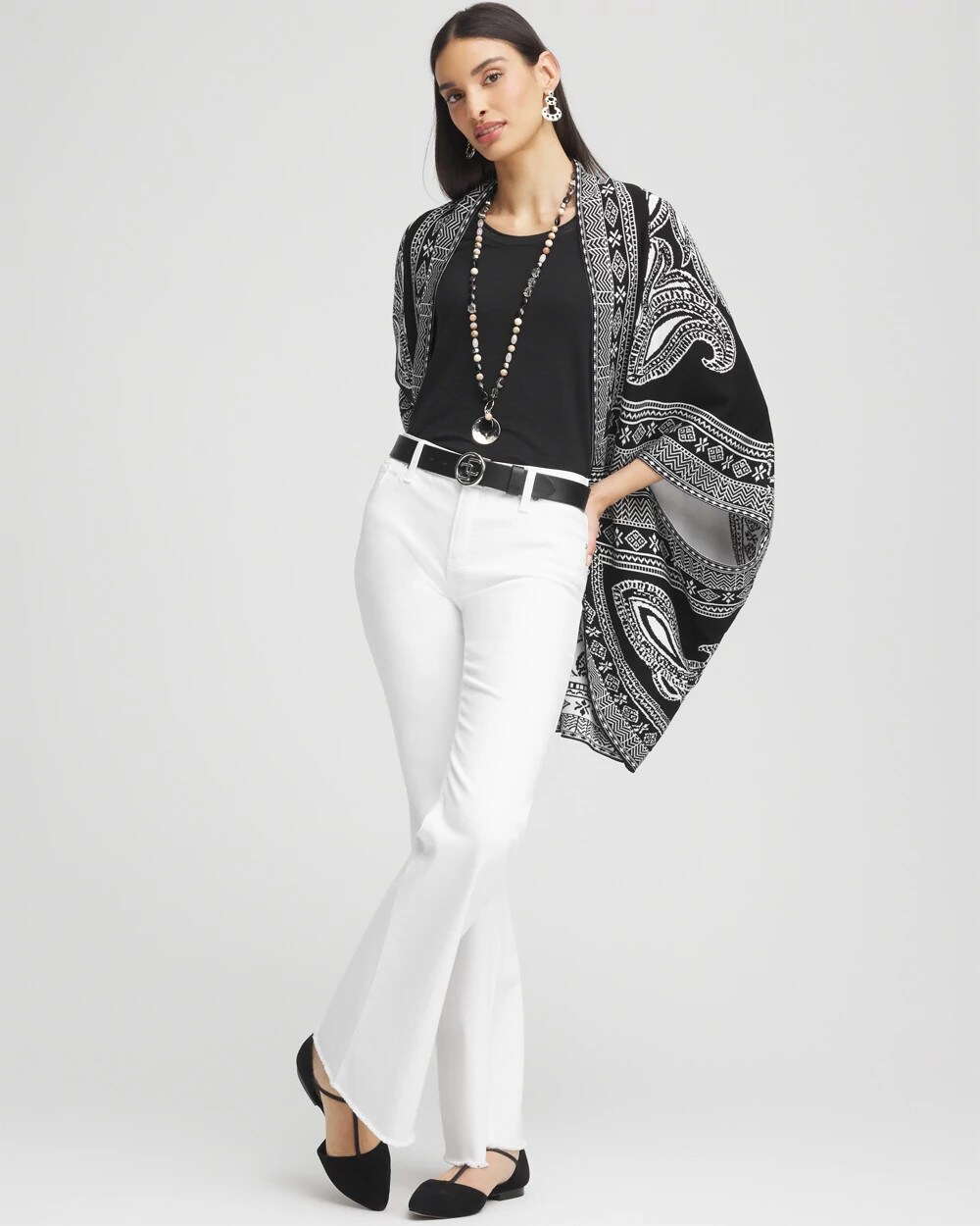 Slub Elbow-Sleeve Tee