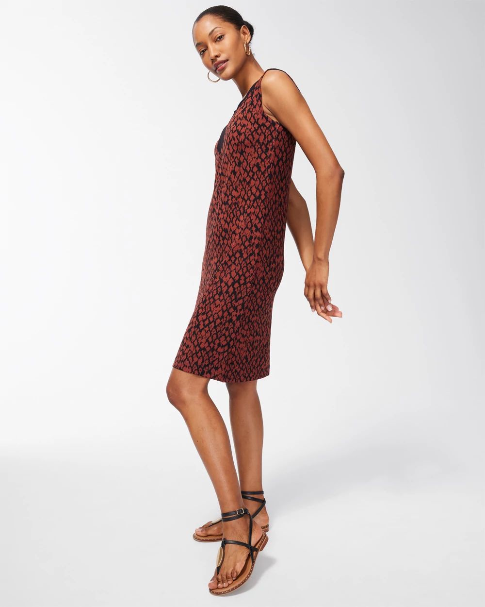Travelers Diamond Print Kurta Dress